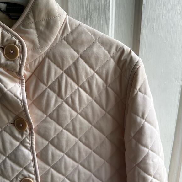 Ralph Lauren Black Label Blush Pink Quilted Fleece Lined Jacket - Picture 4 of 9